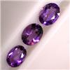 Image 1 : 4.50 CTS LOT OF 3 OVAL AMETHYSTS 9X7 MM