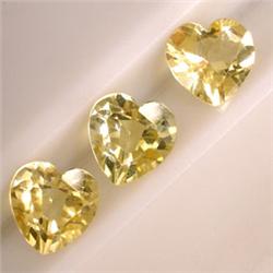 4.60 CTS LOT OF HEART SHAPED CITRINE 8x7 MM