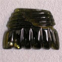 9.56 CTS CARVED TOURMALINE 19x14 MM
