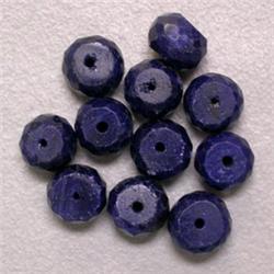 22 CTS LOT OF SAPPHIRE RONDELLES 6.5 MM
