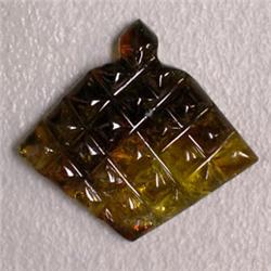 4.55 CTS CARVED TOURMALINE 13x13 MM