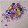 Image 1 : 4.00 CTS LOT OF MULTICOLOR ROUND SAPPHIRES - DIFFERENT SIZES