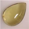 Image 1 : 16.56 CTS PEAR LEMON CITRINE CABOCHON 20x14 MM