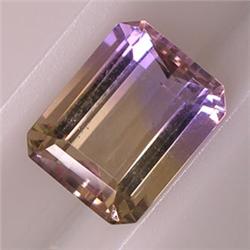3.30 CTS EMERALD CUT AMETRINE 10x8 MM