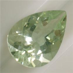 4.77 CTS PEAR GREEN AMETHYST 14x10 MM
