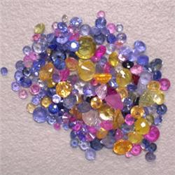 10.00 CTS LOT OF MULTICOLOR ROUND SAPPHIRES