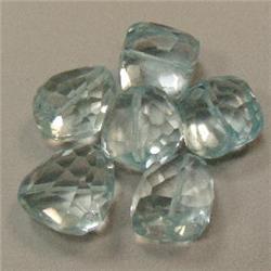 240 CTS LOT OF FACETED BLUE QUARTZ BEADS