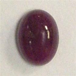 1.88 CTS OVAL RUBY CABOCHON 8x6 MM