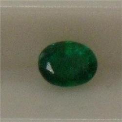 0.32 CTS OVAL EMERALD 4.5x3 MM
