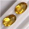 Image 1 : 0.76 CTS PAIR OF OVAL CITRINE 6x4 MM