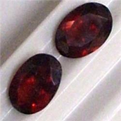 1.26 CTS PAIR OF OVAL TOURMALINE 6x4 MM