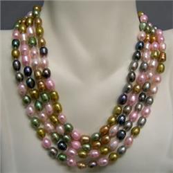 7x8 MM FRESH WATER PEARL INFINITY STRAND 64 INCHES