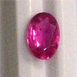 0.39 CTS OVAL PINK TOURMALINE 6x4 MM