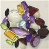 Image 1 : 12 CTS LOT OF SEMIPRECIOUS STONES  - DIFFERENT SHAPES AND SIZES