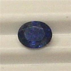 0.51 CTS OVAL SAPPHIRE 5x4 MM