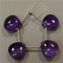 26 CTS LOT OF AMETHYST TEAR DROPS 11x11 MM