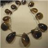 Image 1 : 91 CTS AGATE TEAR DROP STRAND