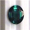 Image 1 : 0.62 CTS OVAL GREEN TOURMALINE 6x5 MM