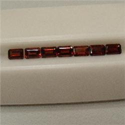 4.50 CTS LOT OF EMERALD CUT GARNET 6x4 MM