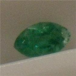 0.33 CTS MARQUISE SHAPED EMERALD 6x4 MM