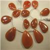 Image 1 : 200+ CTS AGATE TEAR DROPS STRAND