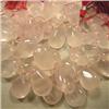 Image 1 : 383 CTS ROSE QUARTZ TEAR DROPS STRAND 16x10 MM APPROX