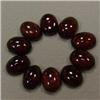 Image 1 : 16 CTS LOT OF OVAL GARNET CABOCHON 7x5 MM