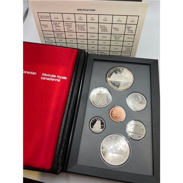 1987 Canadian Double Dollar Proof Set