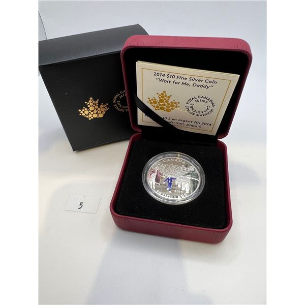 2014 $10 Fine Silver RCM Coin