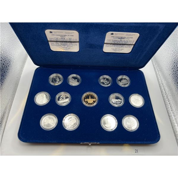 1992 Commemorative 25-Cents with Loonie Set