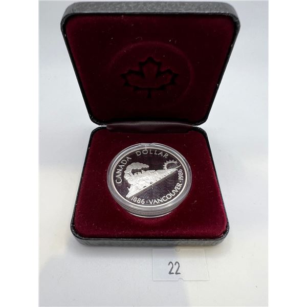 1986 $1 Silver Vancouver Coin