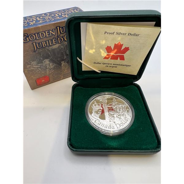 2002 $1 Sterling Silver Queen Elizabeth Coin