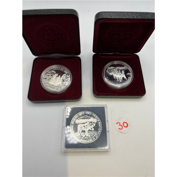 Canadian RCM Silver Dollars