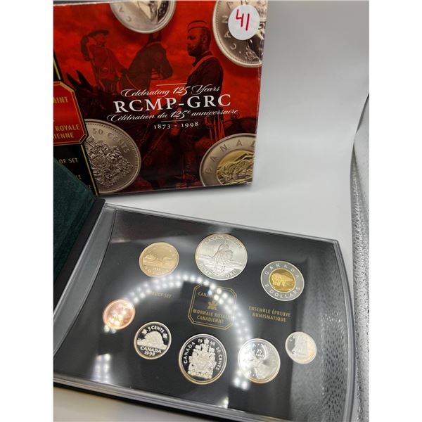 1998 Mounted Police Proof Double Dollar Set