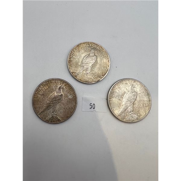 American Silver Peace Dollars