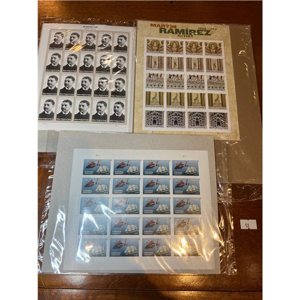 3 Sheets USA Forever Stamps