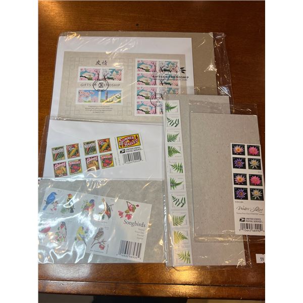 5 Sealed Packs of USA Forever Stamps