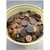 Image 1 : Canadian/American Bucket Of Pennies Various Years