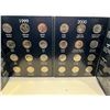Image 1 : 1999-2000 Canadian Millenium 25 Cents Set