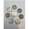 Image 1 : Canadian Silver Dollar & 50 Cent Pieces