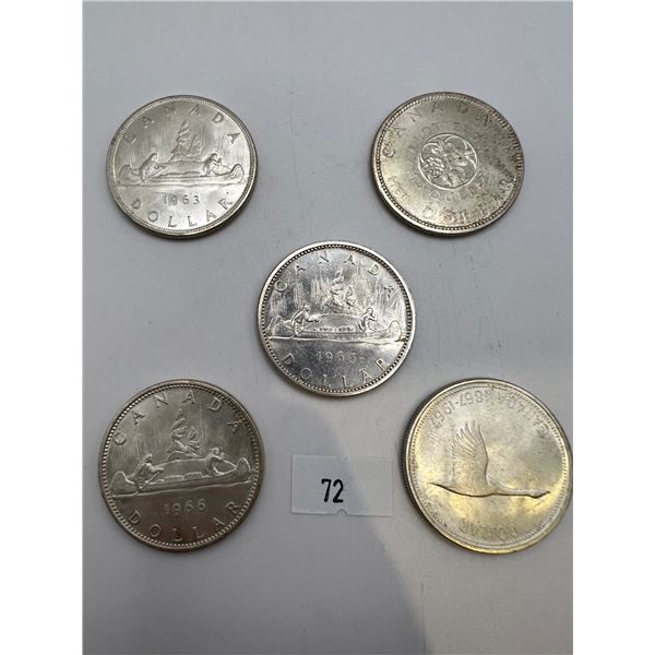 Canadian Silver Dollars