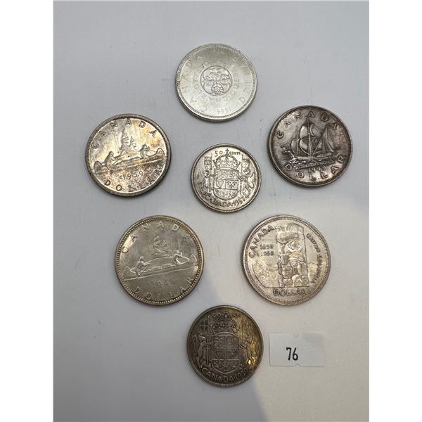 Canadian 80% Silver Coins