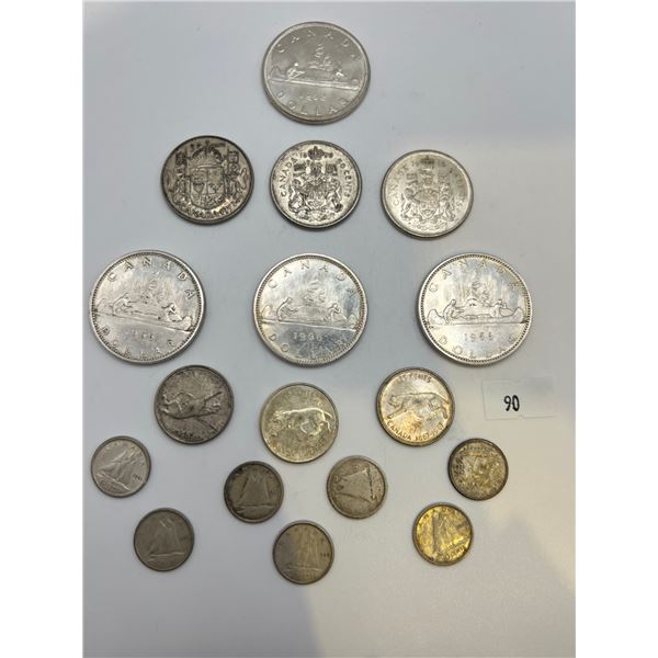 Canadian 80% Silver Coins