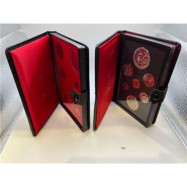 1971 & 1974 Specimen Double Dollar Sets