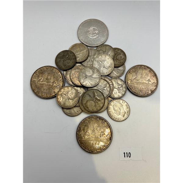 Canadian Silver Dollars & Quarters