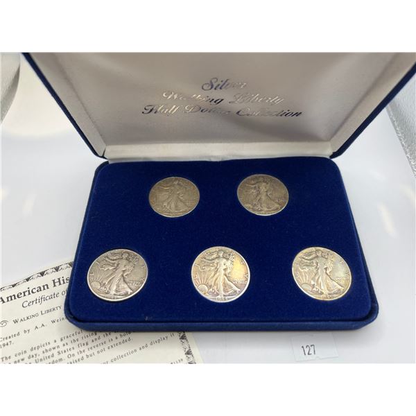 USA Silver Walking Liberty Half Dollar Collection