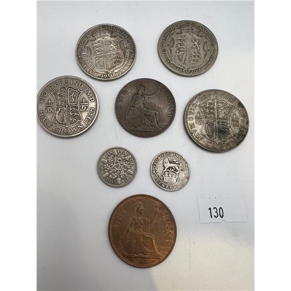 United Kingdom Coins Various Years