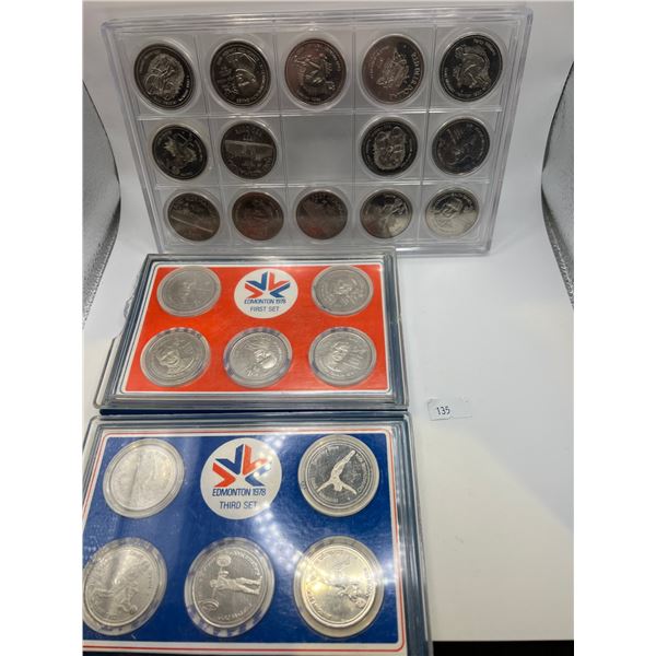 1978 Commonwealth Games Nickel Medallion Sets