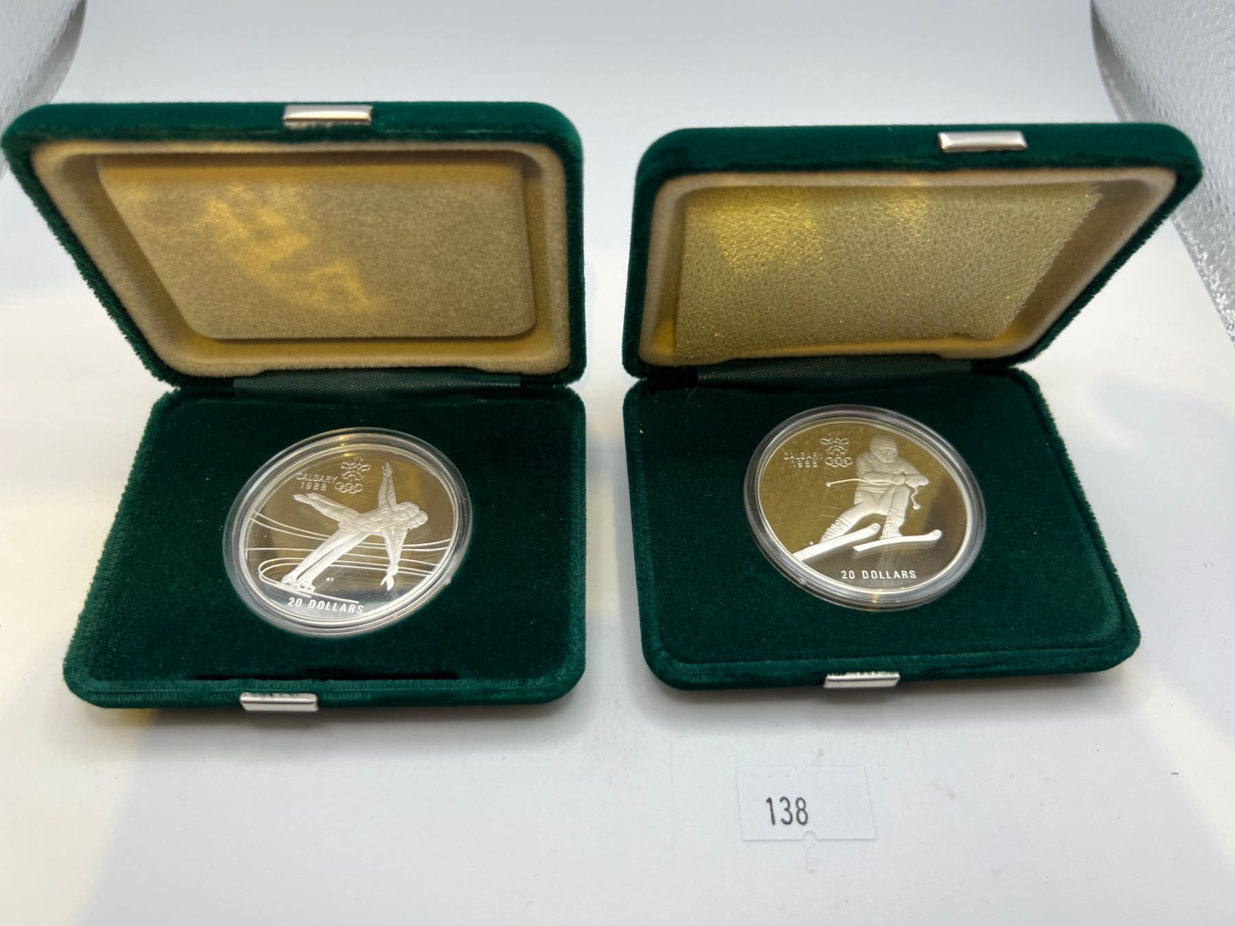 1987 Sterling Silver Winter Olympic 1988 20 Dollar Coins Beck 1987-sterling-silver-winter-olympic-1988-20-dollar-coins-beck
