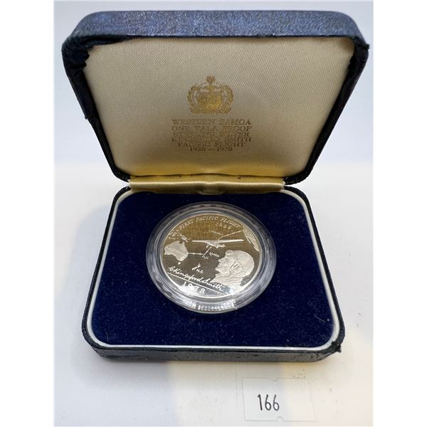 1978 Sterling Silver Western Somoa Proof Coin
